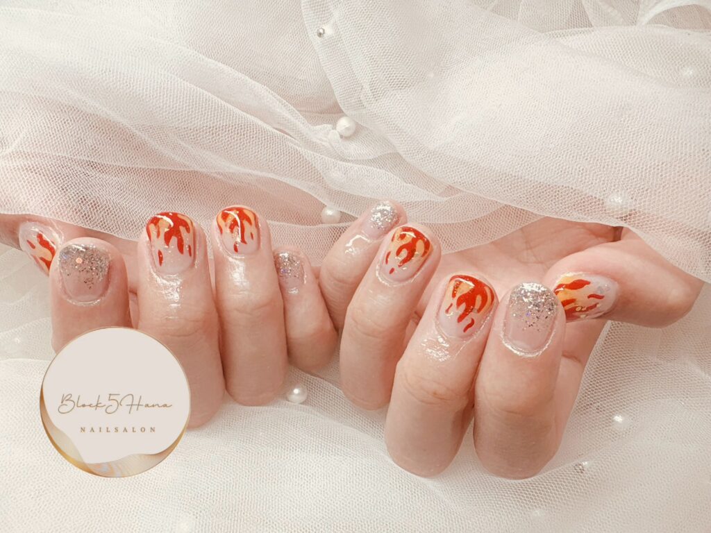 Nail No.3410【煉獄ネイル】