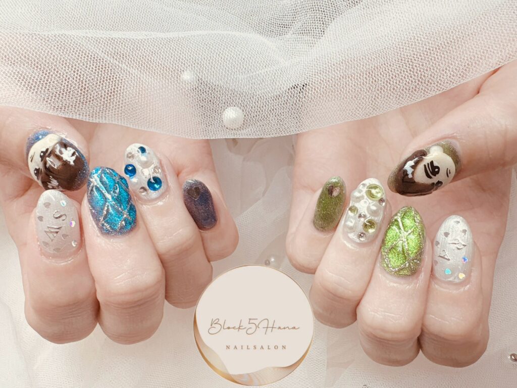 Nail No.3434【推しネイル】