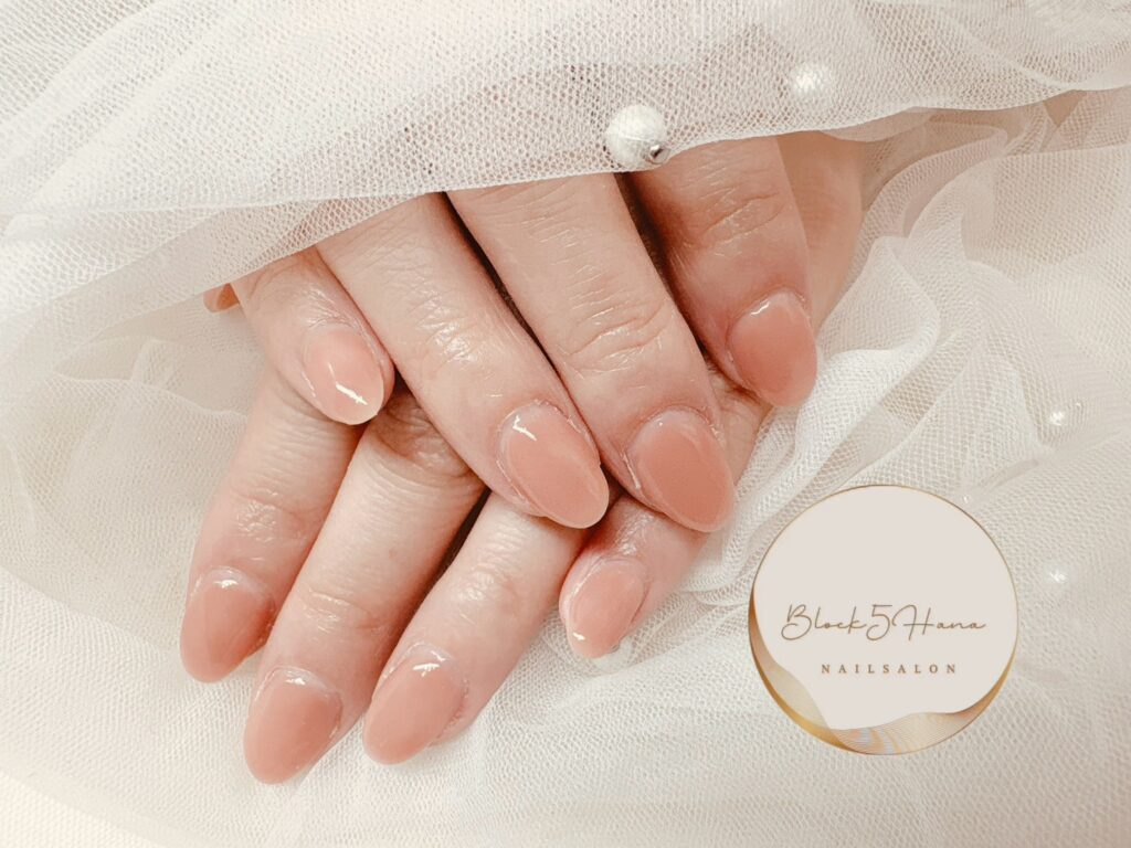 Nail No.3447【艶やかヌーディカラー】