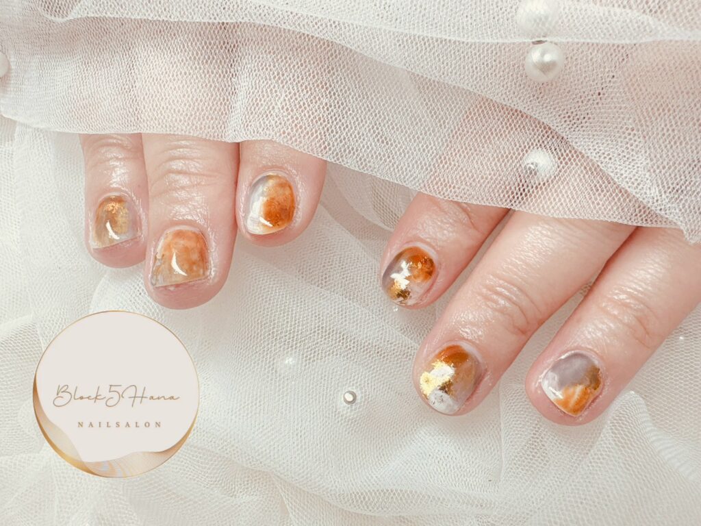 Nail No.3503【もやもやニュアンスネイル】