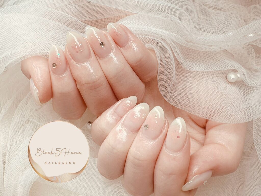 Nail No.3520【ニュアンスチークネイル】