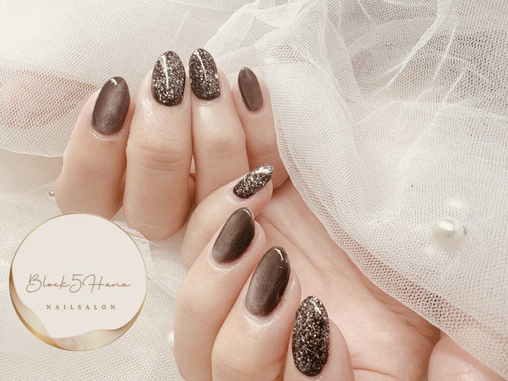 Nail No.3525【ブラウンマグネット】
