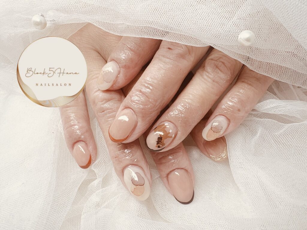 Nail No.3538【干支ニュアンスネイル】
