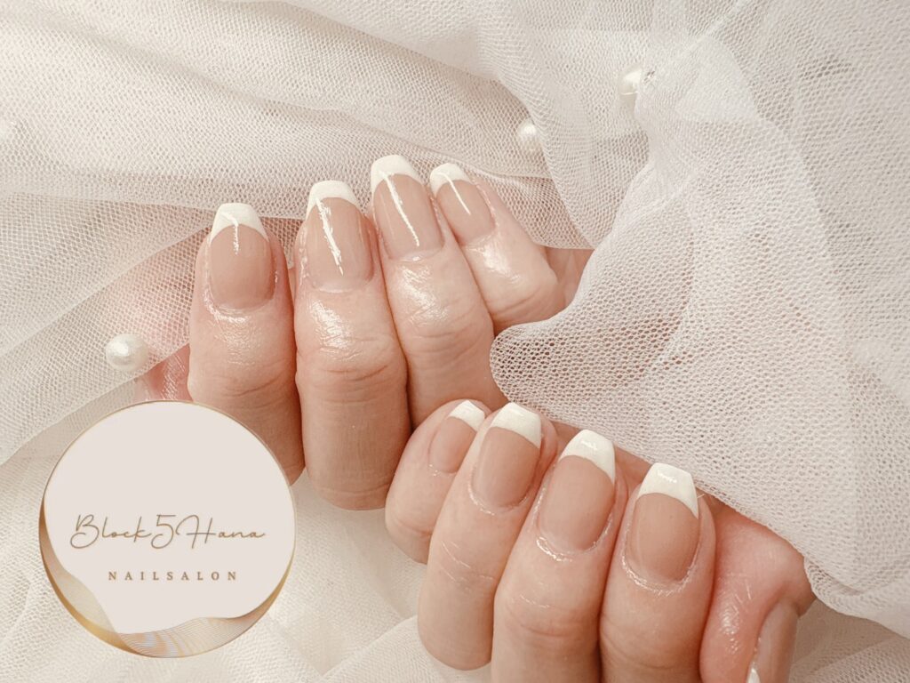 Nail No.3540【シンプルなフレンチデザイン】
