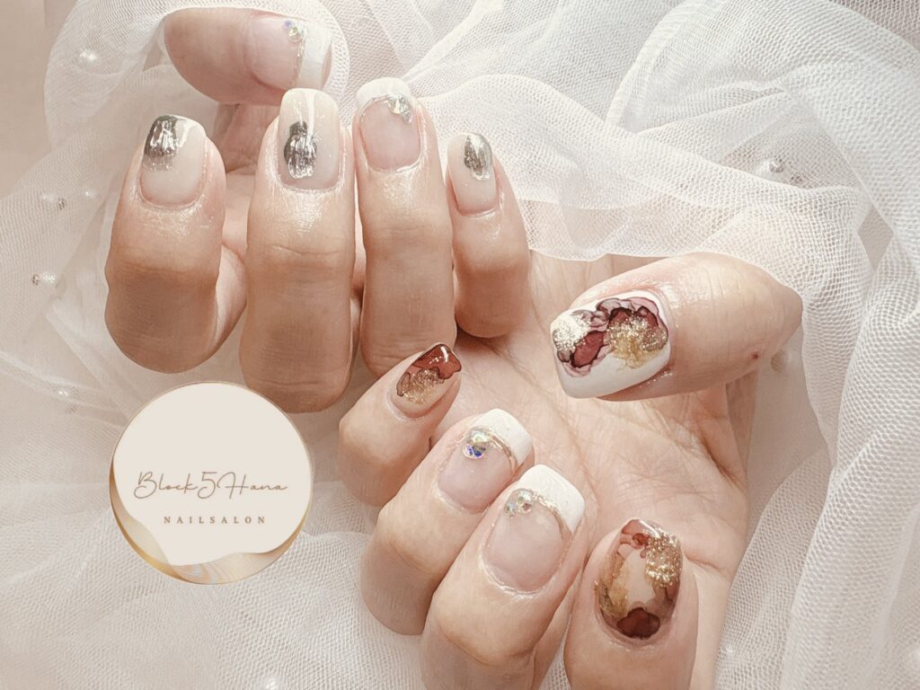 Nail No.3563【もやもや大人ニュアンスネイル】