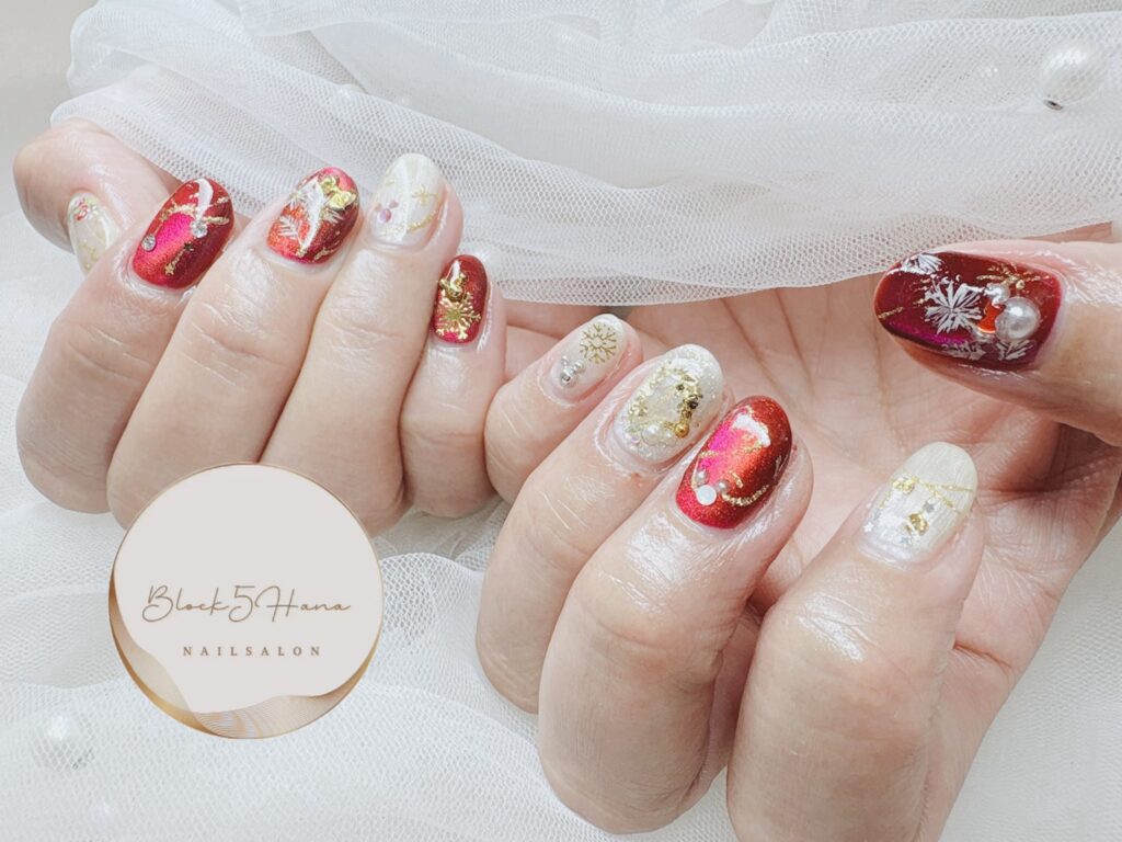 Nail No.3571【派手すぎないナチュラルなミッキーネイル】