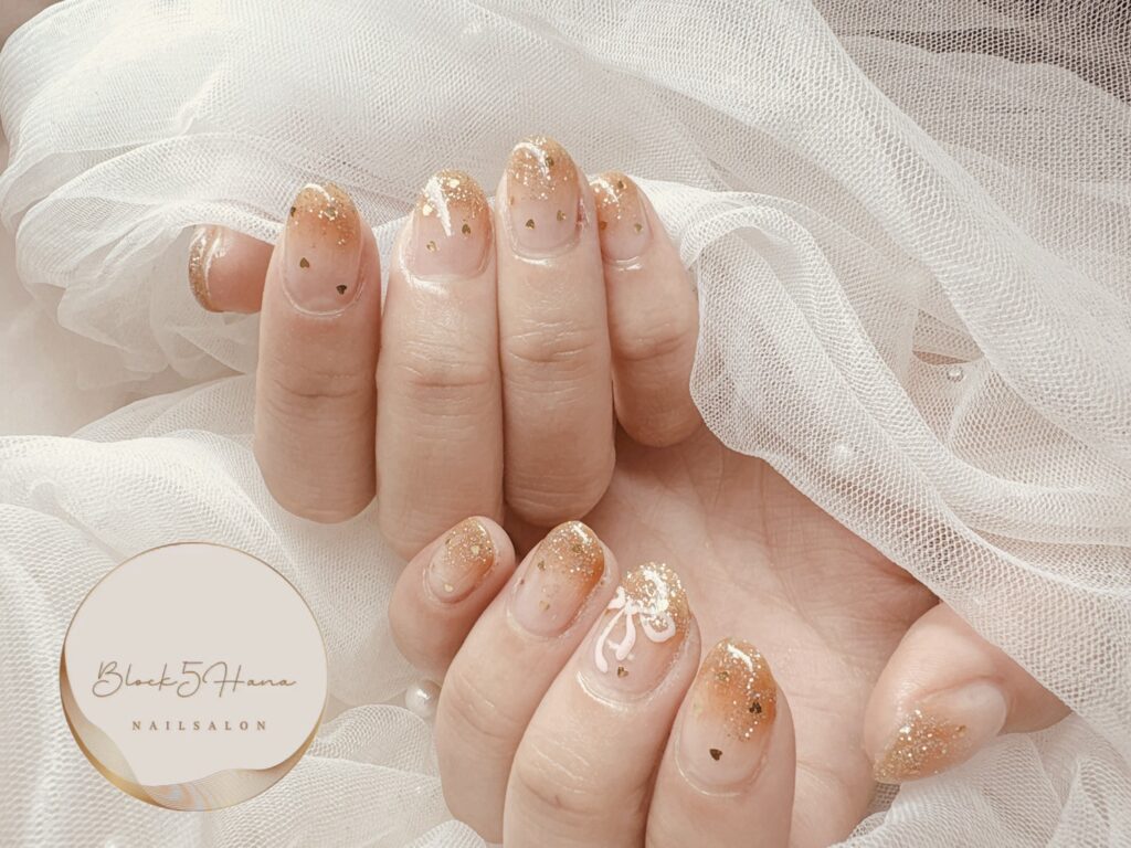 Nail No.3587【シンプルながら華やか】