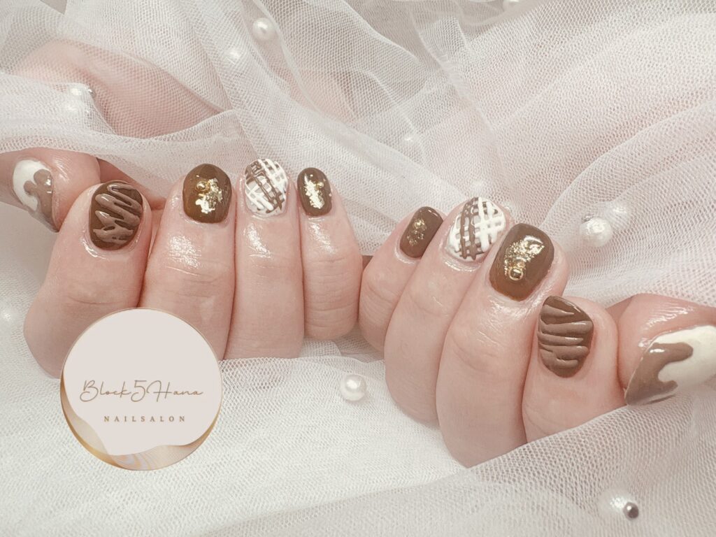 Nail No.3623【バレンタインネイル】