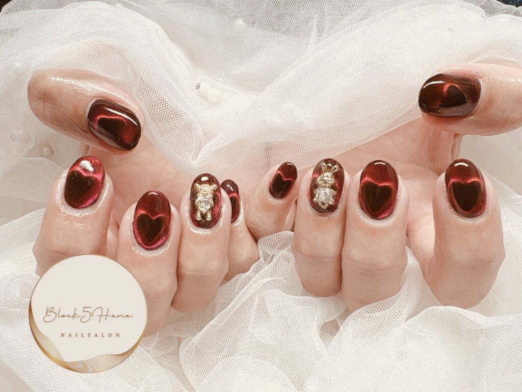 Nail No.3653【ハートマグネット】