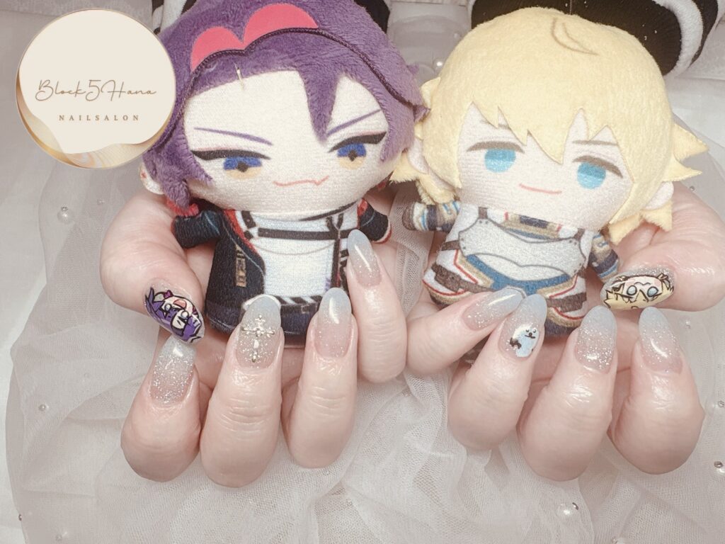 Nail No.3677【ライブ映え◎推し活にも フラッシュネイル②】