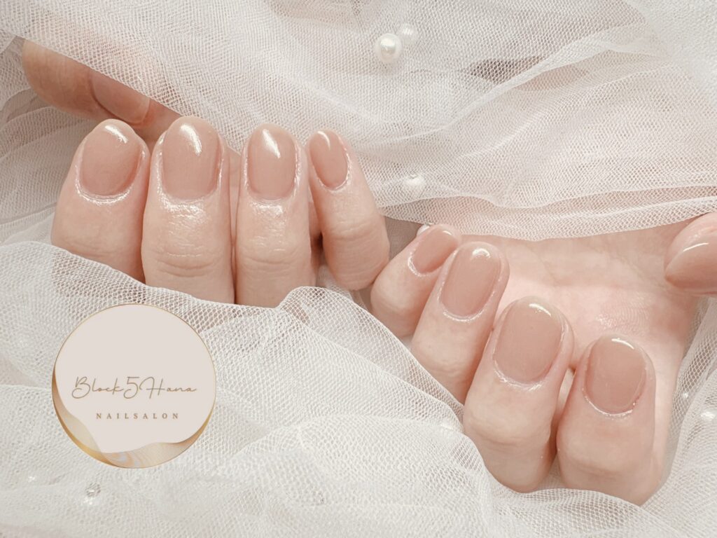 Nail No.3703【シンプルなスキニーカラーネイル】