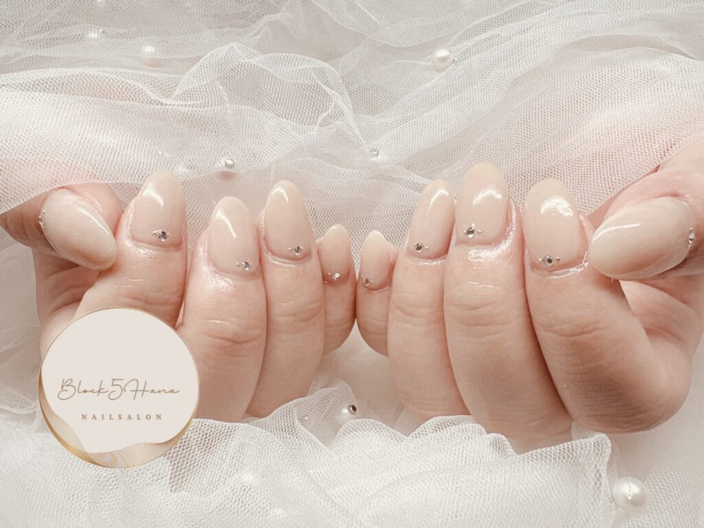 Nail No.3707【上品なスキンカラーのシンプルワンカラー】