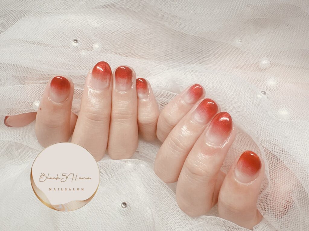 Nail No.3711【マグネットグラデーションネイル】