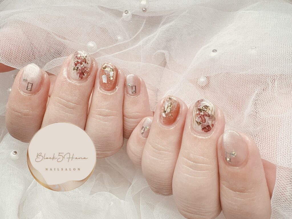 Nail No.3717【春色ニュアンス】