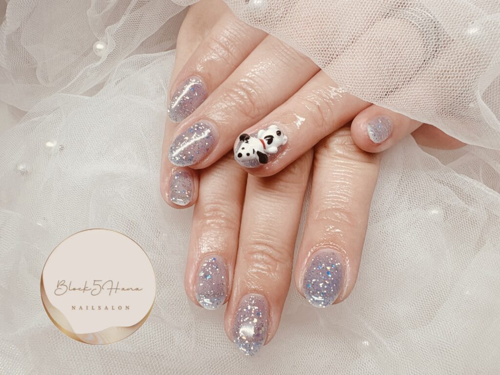 Nail No.3724【3Dスヌーピー】