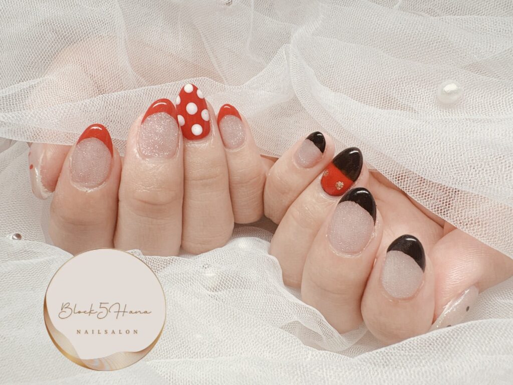 Nail No.3753【さりげないディズニーネイル】