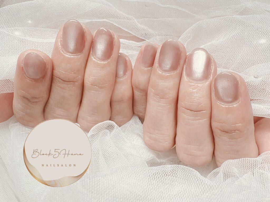 Nail No.3834【さりげない輝きのスキンカラーマグネット】