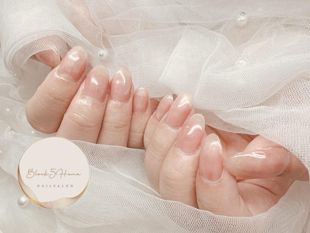 Nail No.3860【色づくピンクのマグネットネイル】