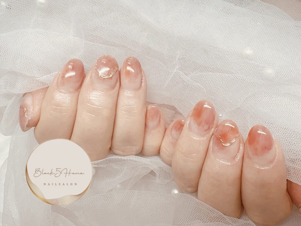 Nail No.3864【春のもやもやニュアンス】
