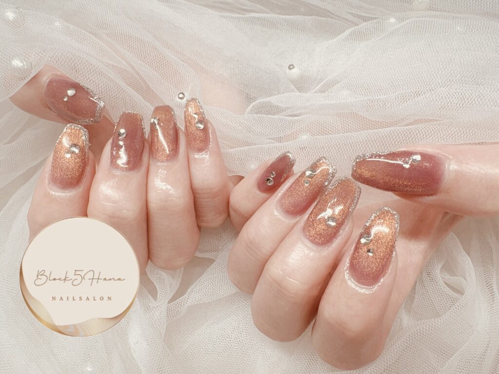 Nail No.3867【フレンチマグネット】