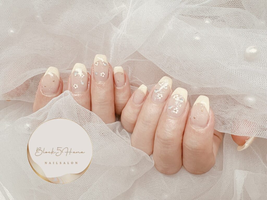 Nail No.3890【パステルカラーのフレンチネイル】