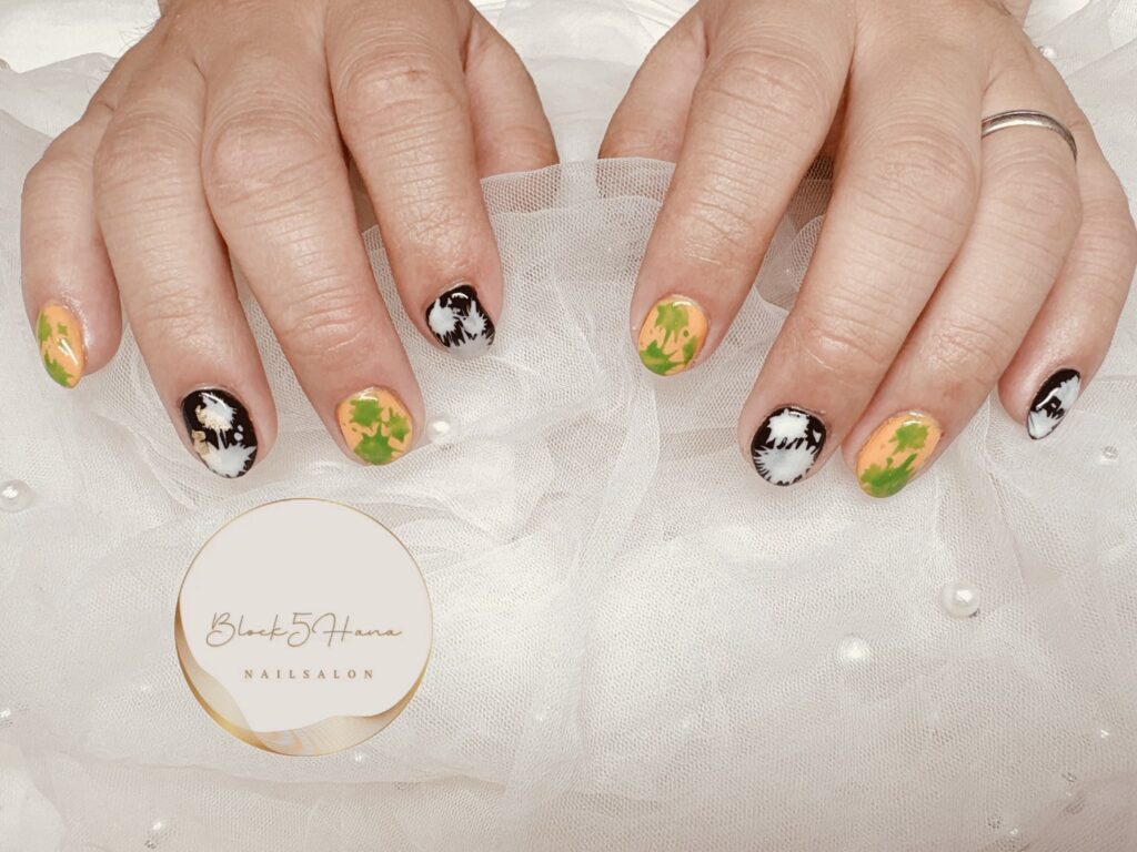 Nail No.3902【インク メンズネイル】