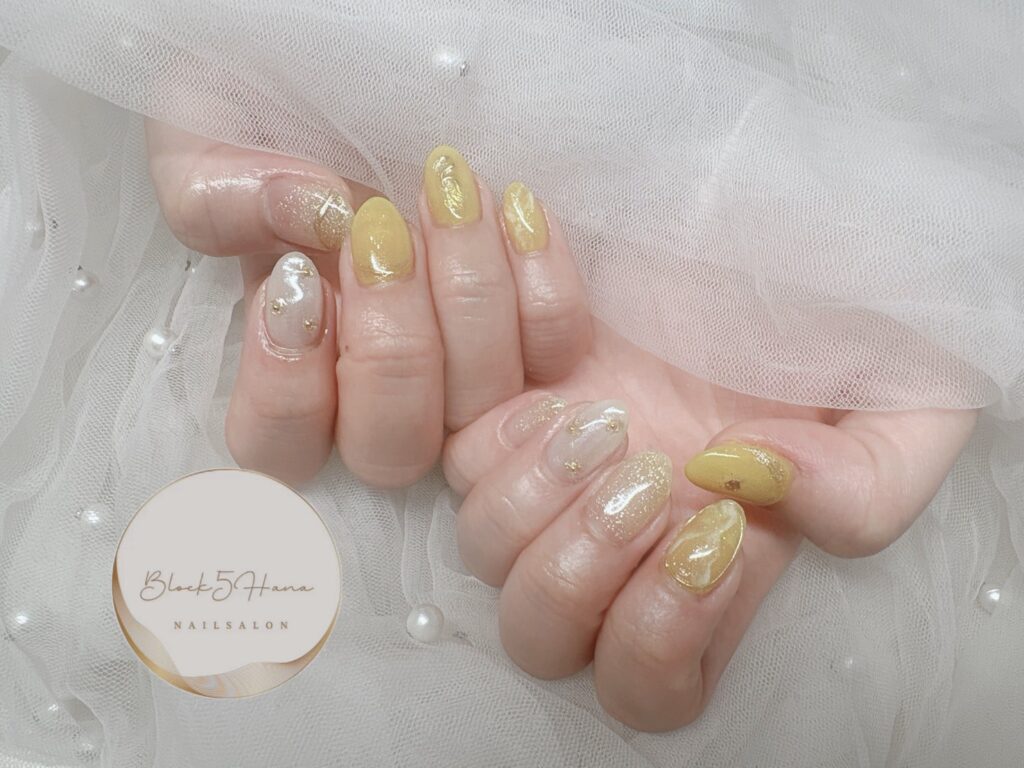 Nail No.3909【オーロラネイル】