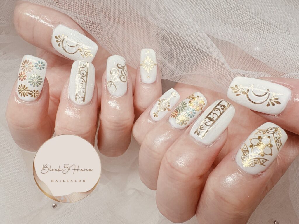 Nail No.3987【アジアンテイスト】