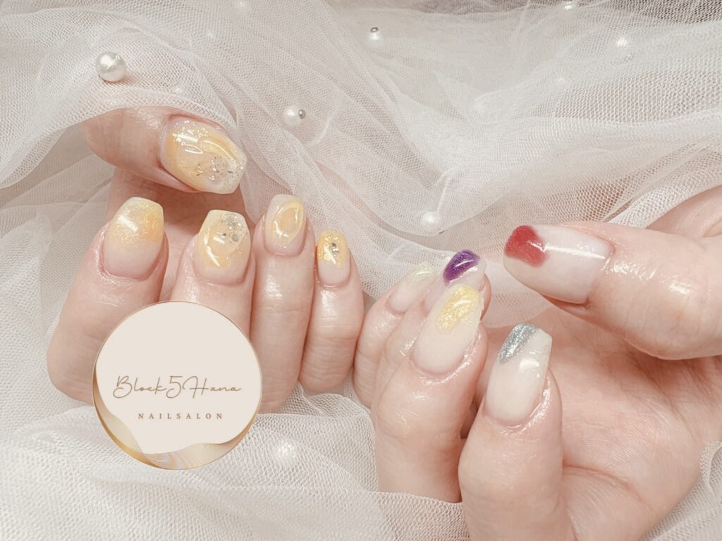 Nail No.4013【推しカラー・概念ネイル】