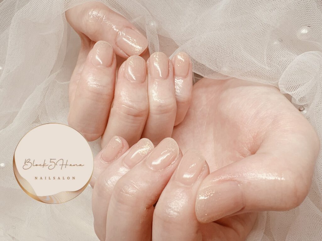 Nail No.4019【艶やかヌーディ】