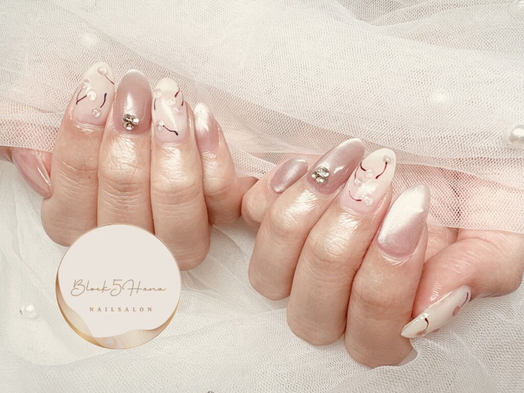Nail No.4038【優しいトーンのさくらんぼ】