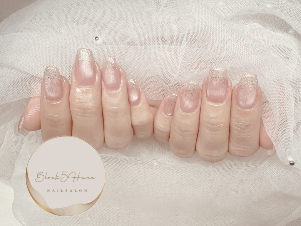 Nail No.4066【フェミニンなピンクマグネット】
