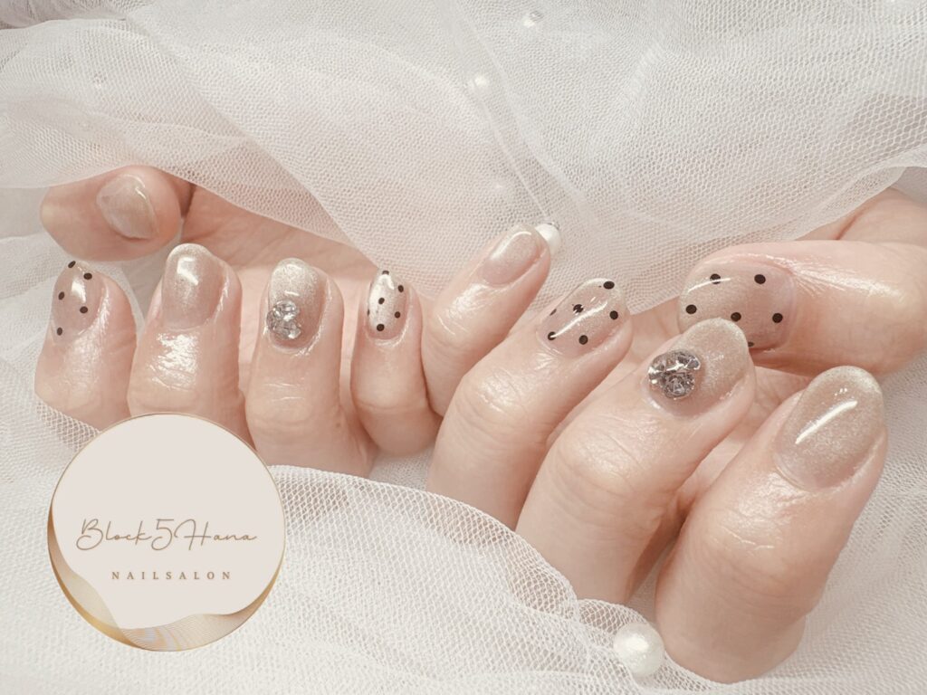 Nail No.4071【ちゅるんマグ×ドット】