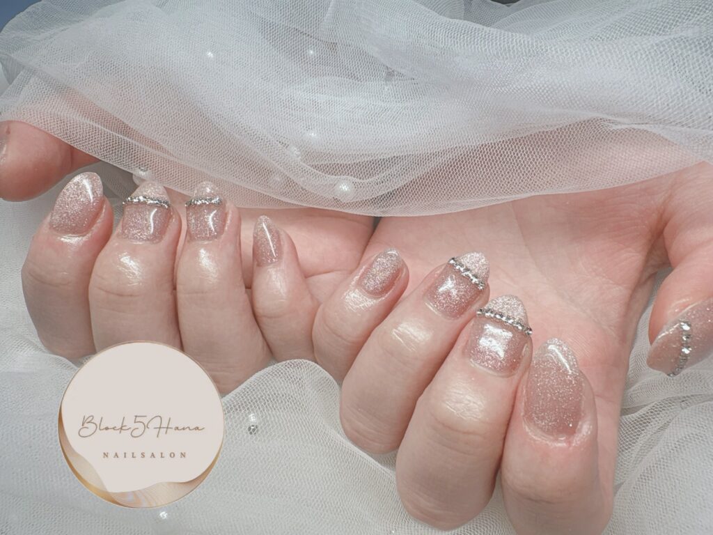 Nail No.4089【ピンクのマグネットフラッシュ】