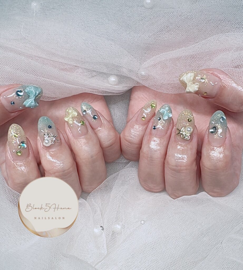Nail No.4122【推しのイメージ メンカラネイル】