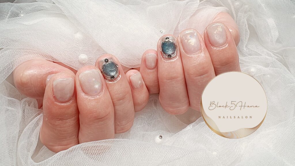 Nail No.4146【カメオのような宝石マグネット】