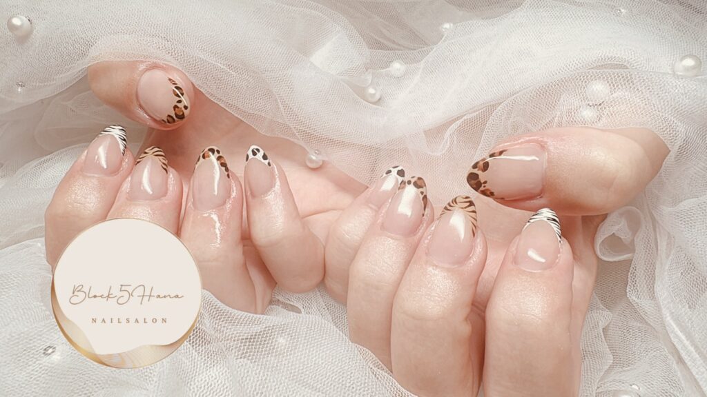 Nail No.4185【アニマルフレンチ】