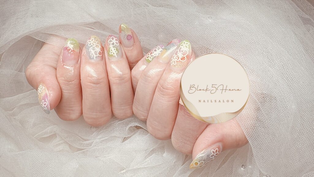 Nail No.4204【水彩インクネイル】