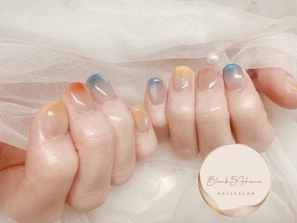 Nail No.4265【ぷるんと水光ネイル】