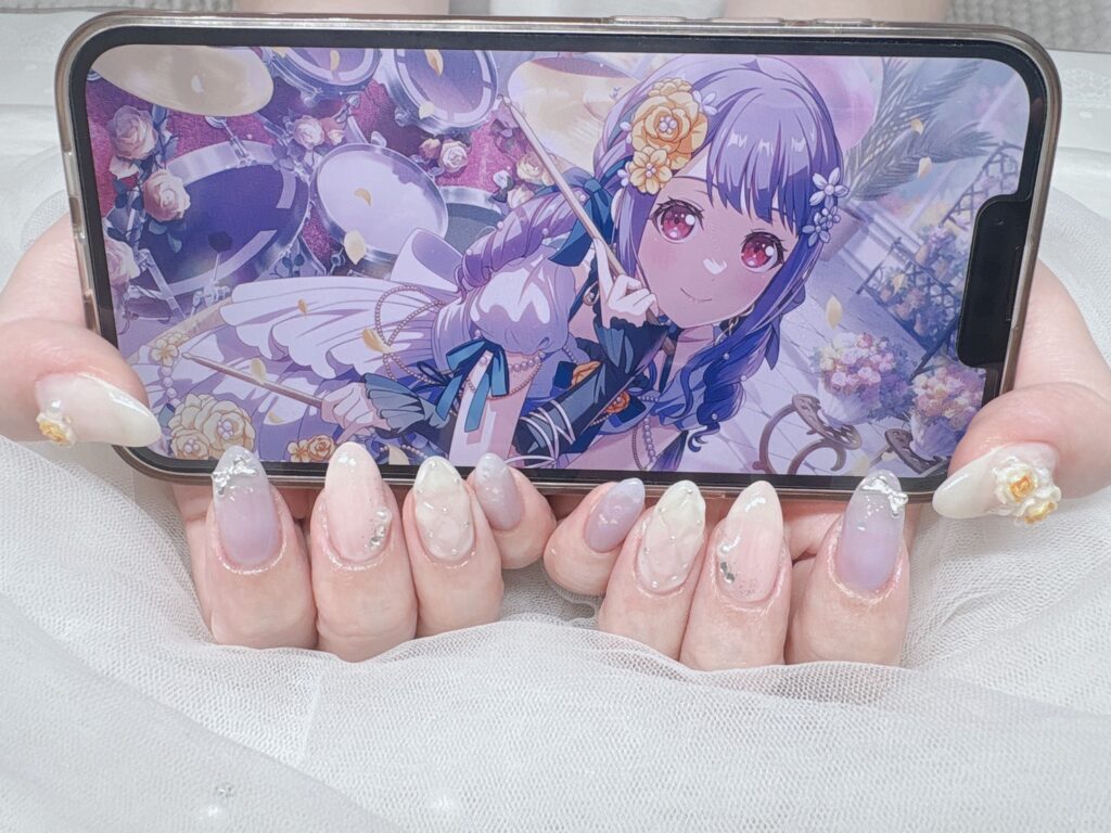 Nail No.4292【衣装やスチルをモチーフに 推しネイル】