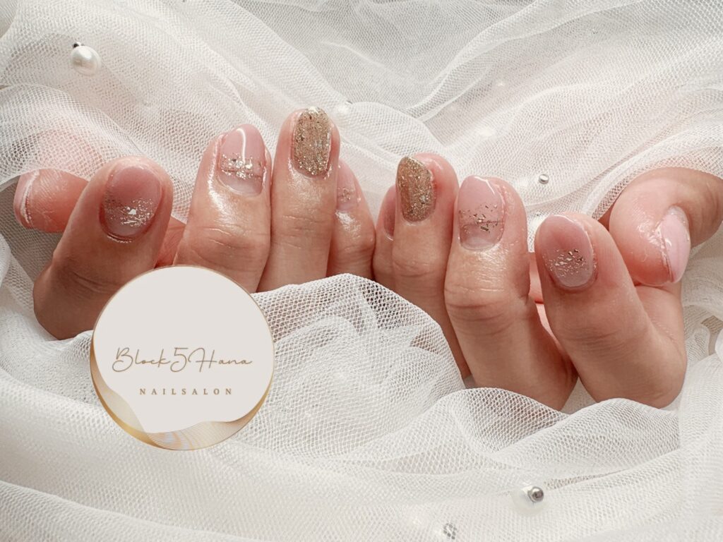 Nail No.4341【大人っぽスキンカラーフレンチ】