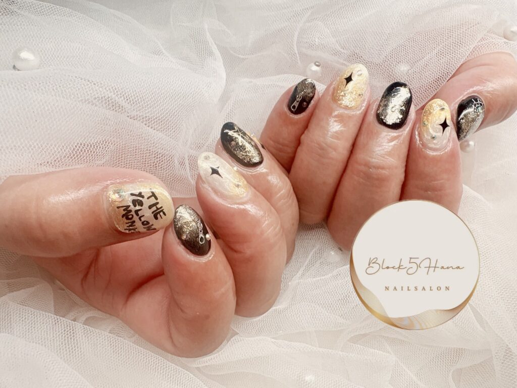 Nail No.4344【イエモン推しネイル】